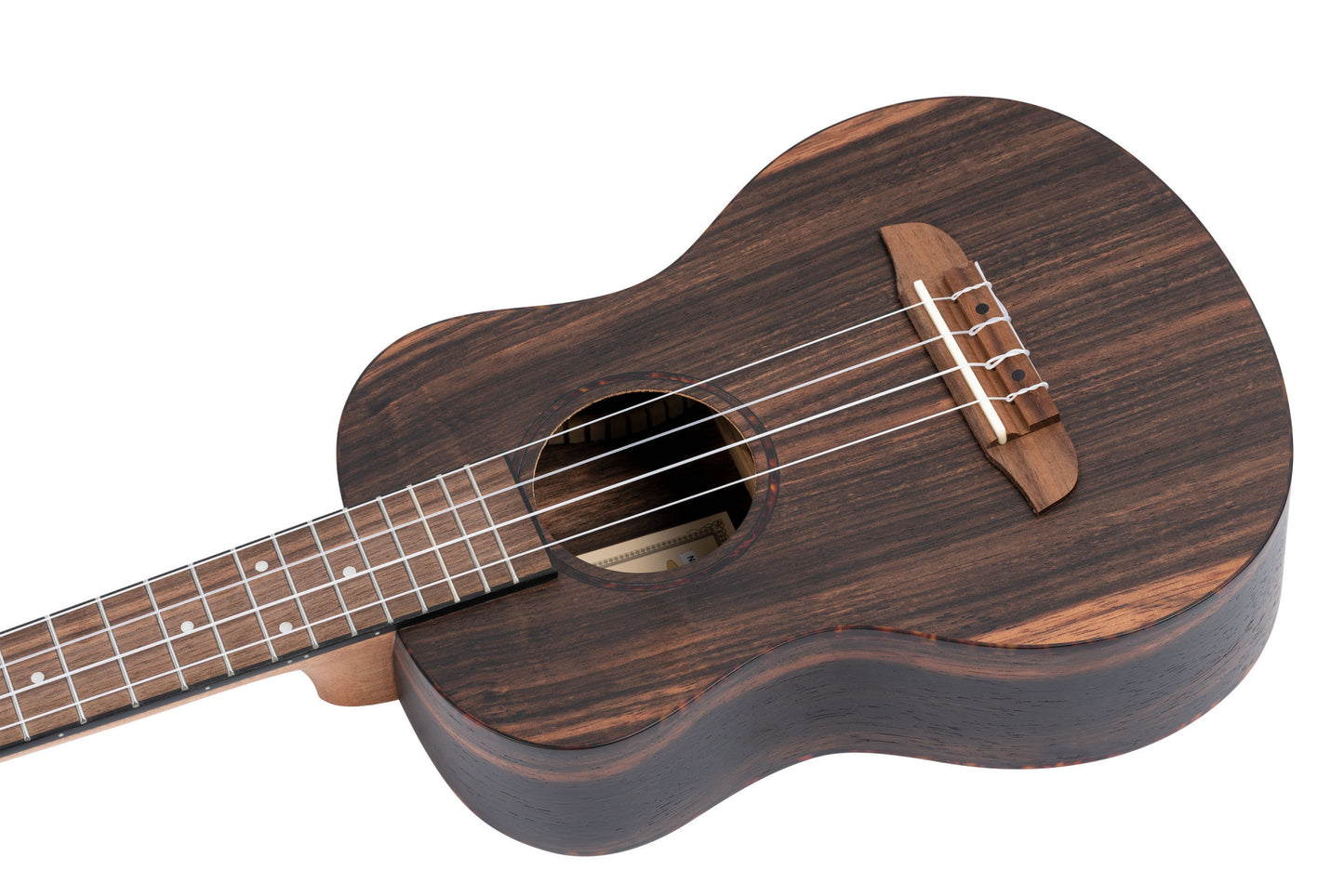 ORTEGA Timber Serie Tenor Ukulele 4 String - Ebony Natural + Bag