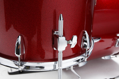 TAMA Imperialstar Drum Set 5 pcs - Burnt Red Mist/Chrome HW + MEINL Cymbals HCS Cymbal Kit/Stage Master Double-Braced Hardware Kit