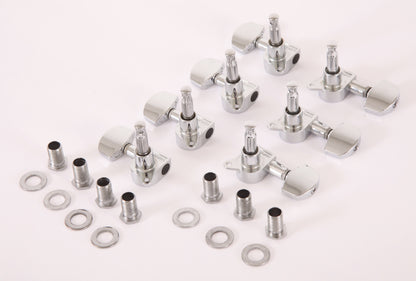 IBANEZ Mechanikensatz - 4 x links/3 x rechts chrom