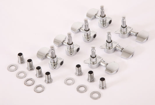 IBANEZ Mechanikensatz - 4 x links/3 x rechts chrom