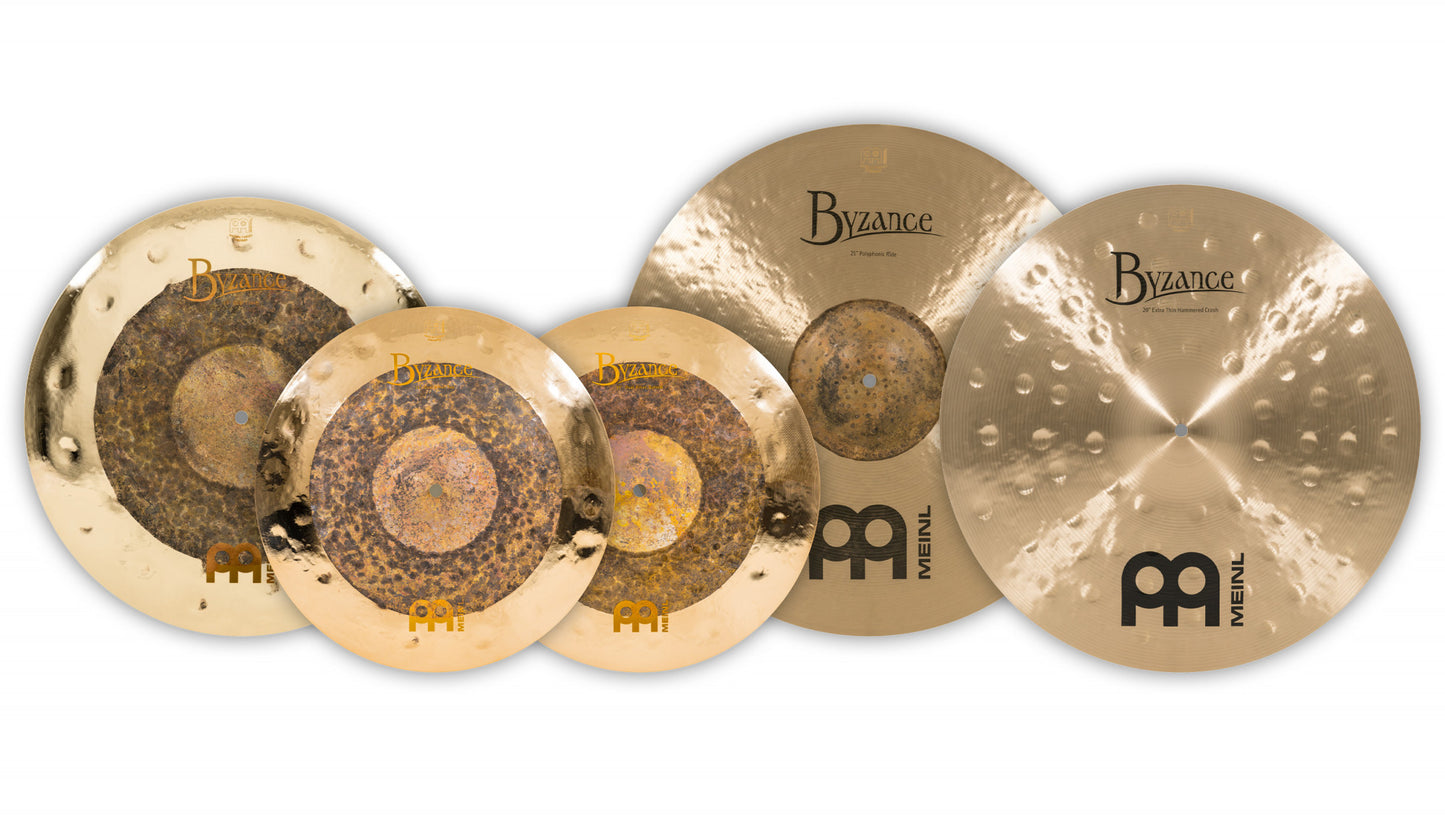 MEINL Cymbals Byzance Assorted Cymbal Set