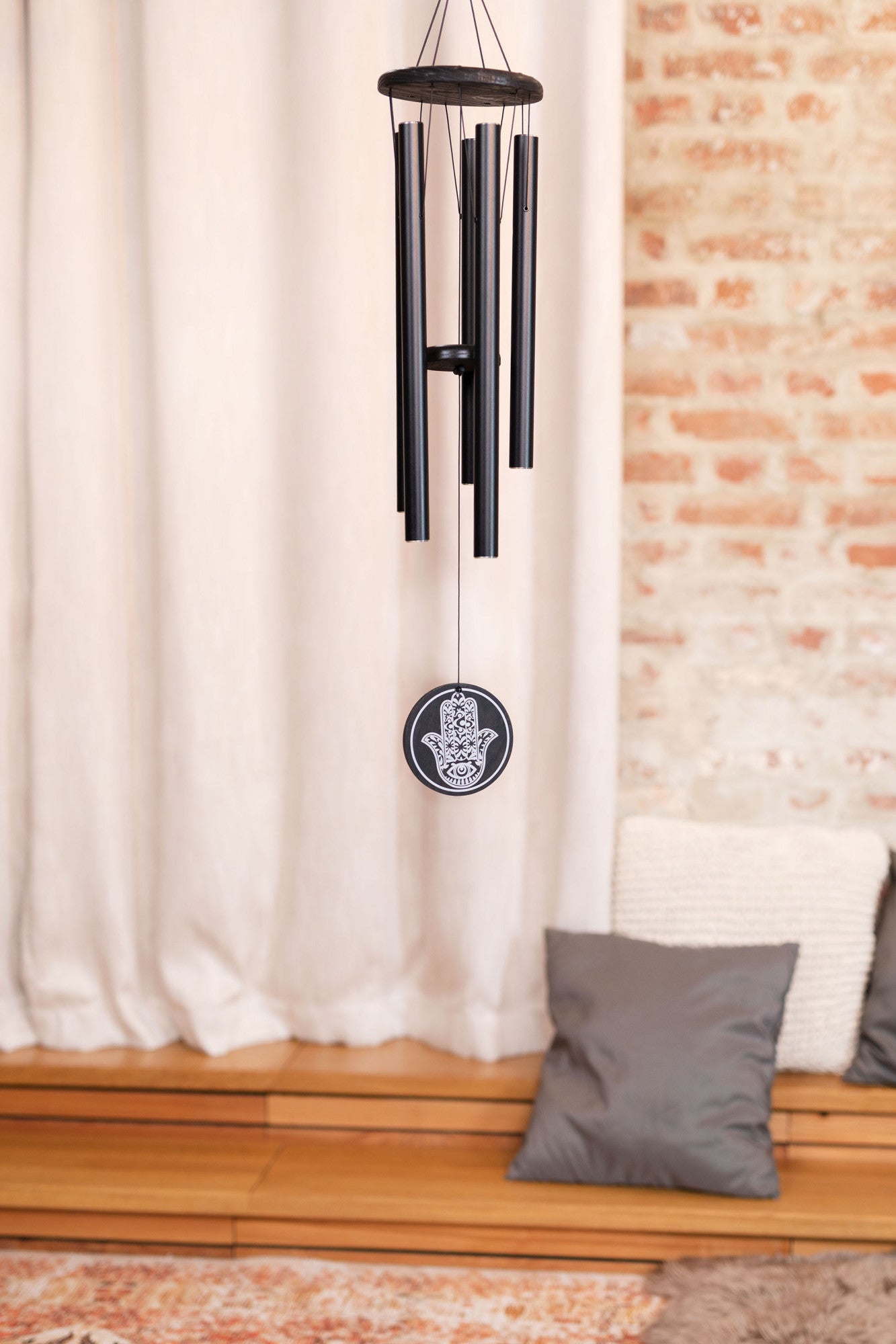 Meinl Sonic Energy Hamsa Meditation Chime 36"/90 cm - 432 Hz - Schwarz