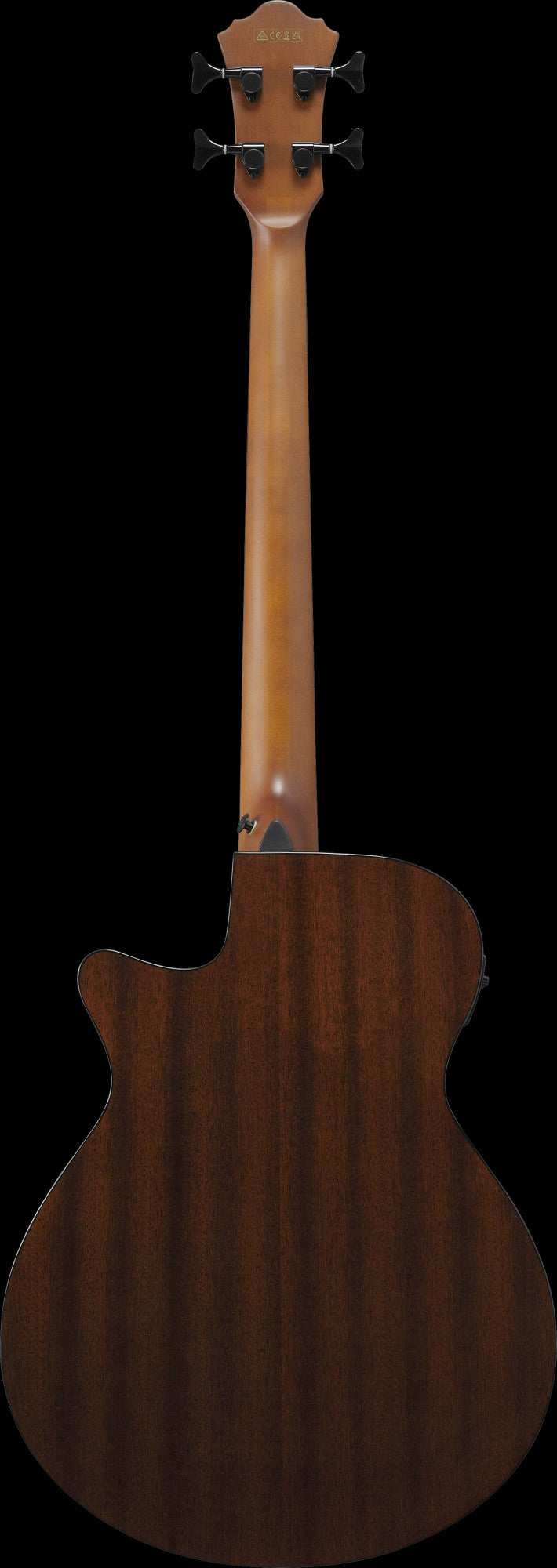 IBANEZ AEGB Acoustic Bass 4-String Fretless - Mahogany Sunburst High Gloss