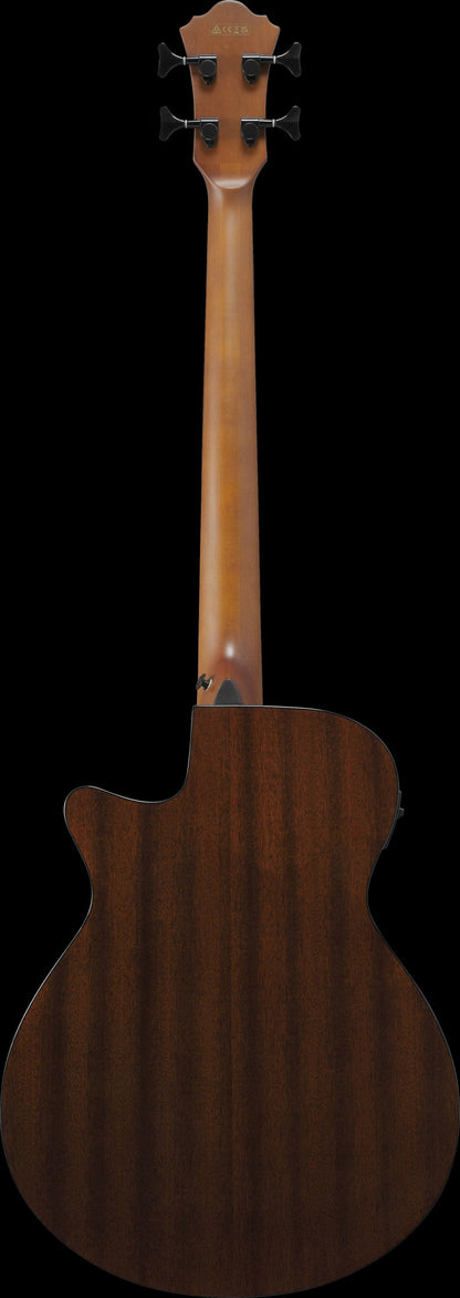 IBANEZ AEGB Acoustic Bass 4-String Fretless - Mahogany Sunburst High Gloss