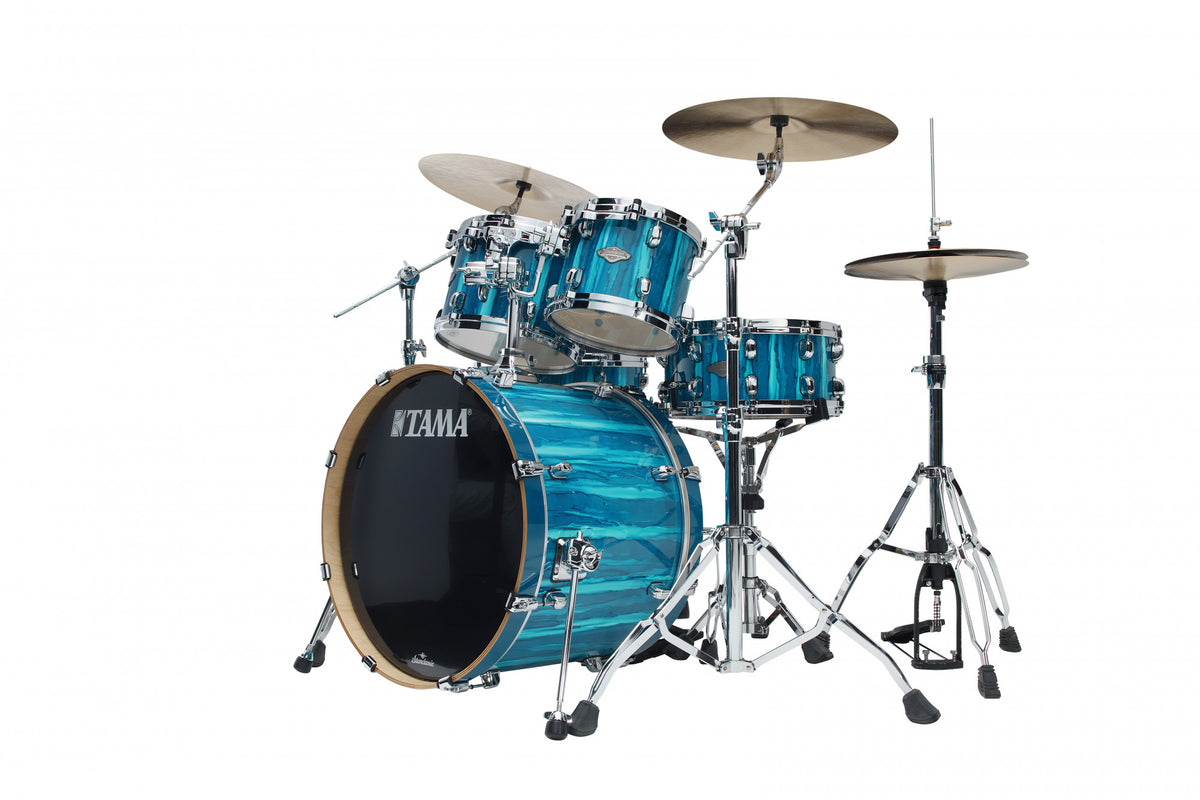 TAMA Starclassic Performer Shell Kit 4 pcs - Sky Blue Aurora/Chrome HW