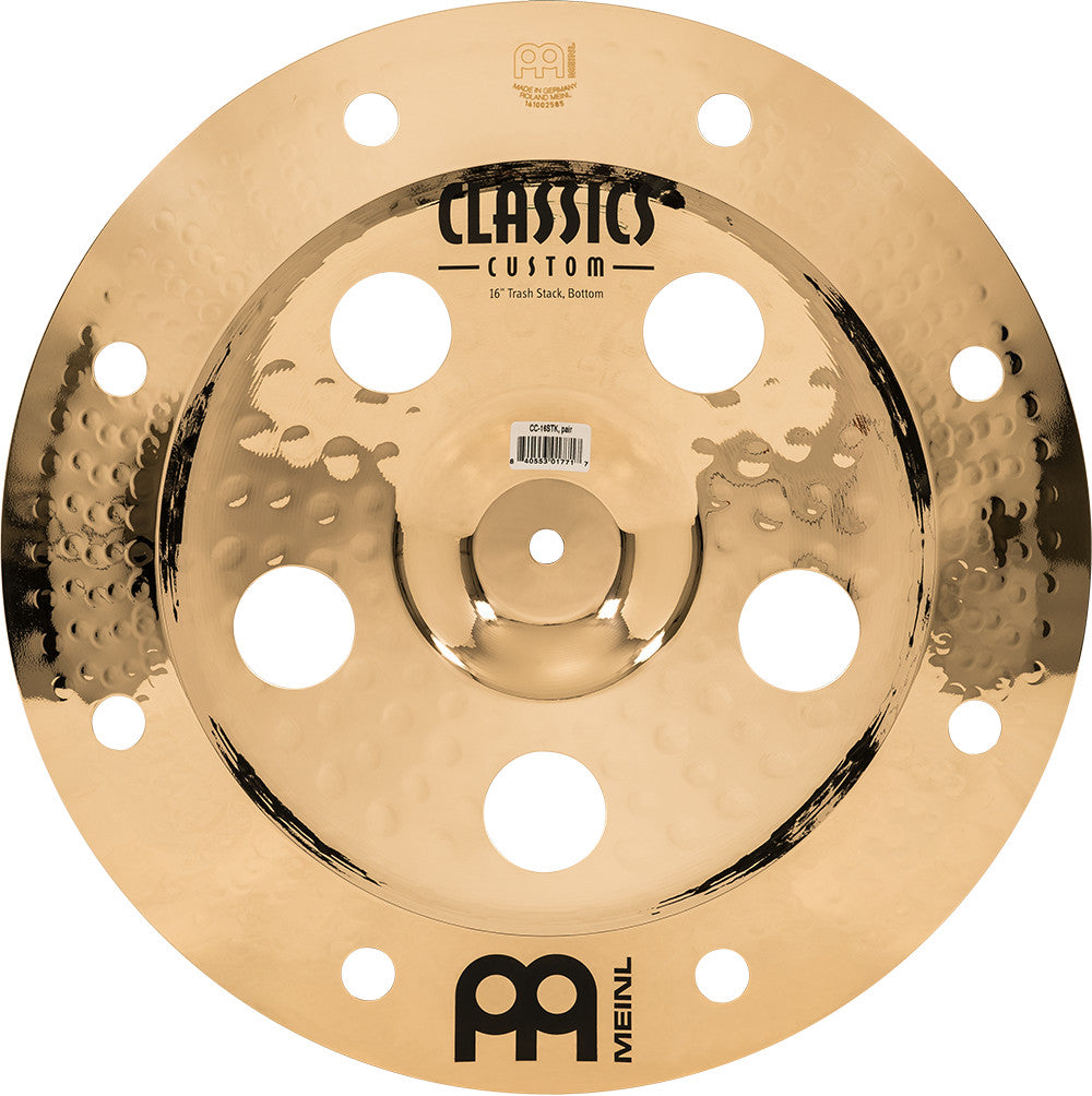 MEINL Cymbals Classics Custom Brilliant  Trash Stack - 16"