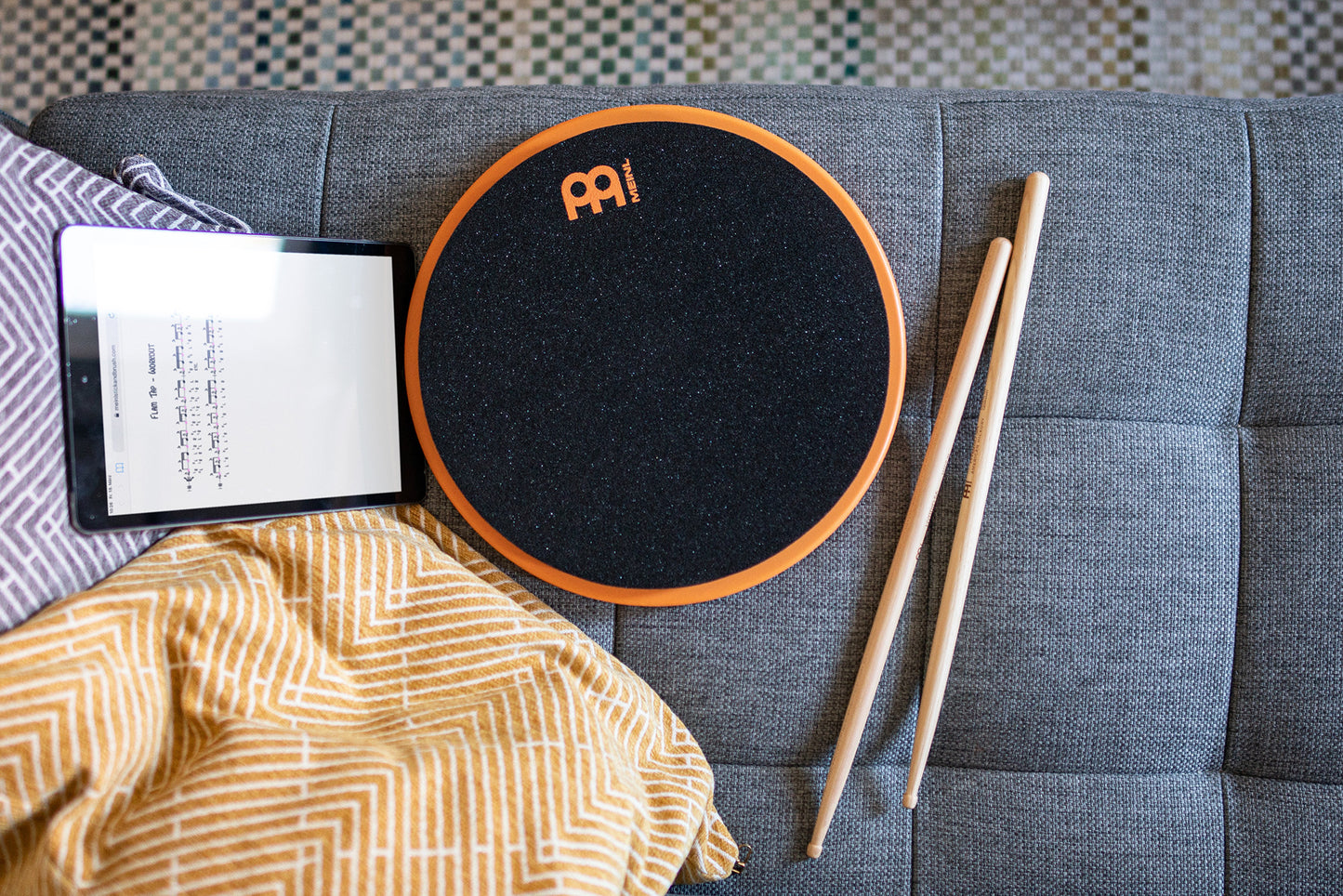MEINL Cymbals Marshmallow Practice Pad 12" - Orange