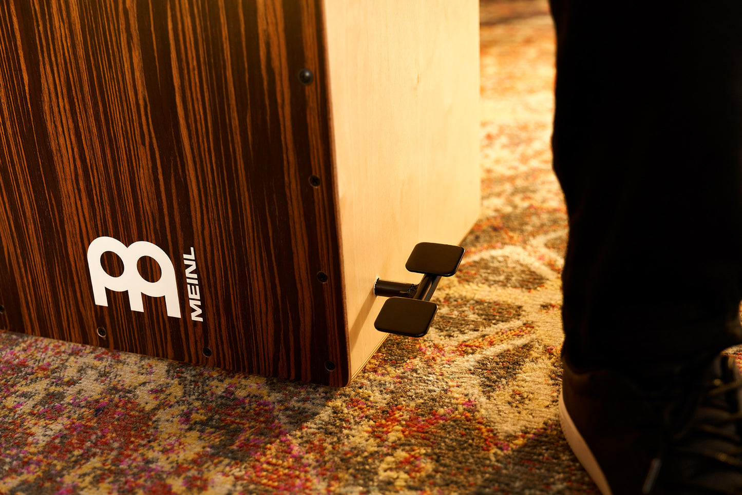 MEINL Percussion Bass Series Ebony Bass Foot Switch Cajon