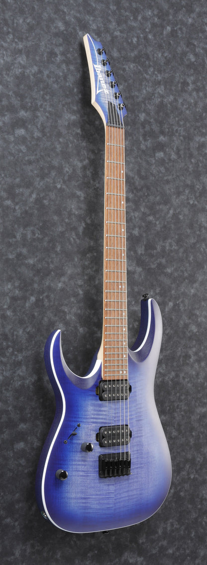 IBANEZ RGA Electric Guitar 6-String Lefty - Blue Lagoon Burst Flat