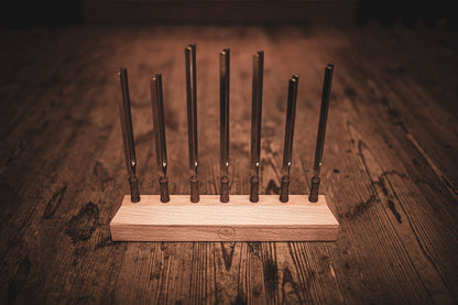 MEINL Sonic Energy Planetary Tuned Therapy Tuning Fork Chakra Set - 7 teilig