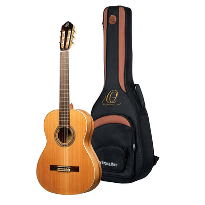 ORTEGA Traditional Series 4/4 Nylon String Guitar 6-String + Pro Gig Bag