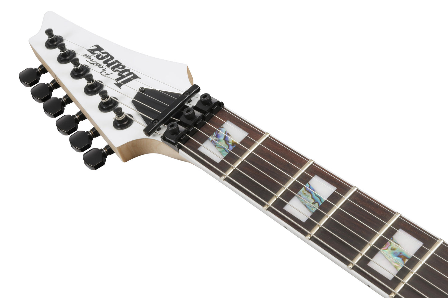 IBANEZ Prestige RG E-Gitarre 6-String - White Flat + Koffer