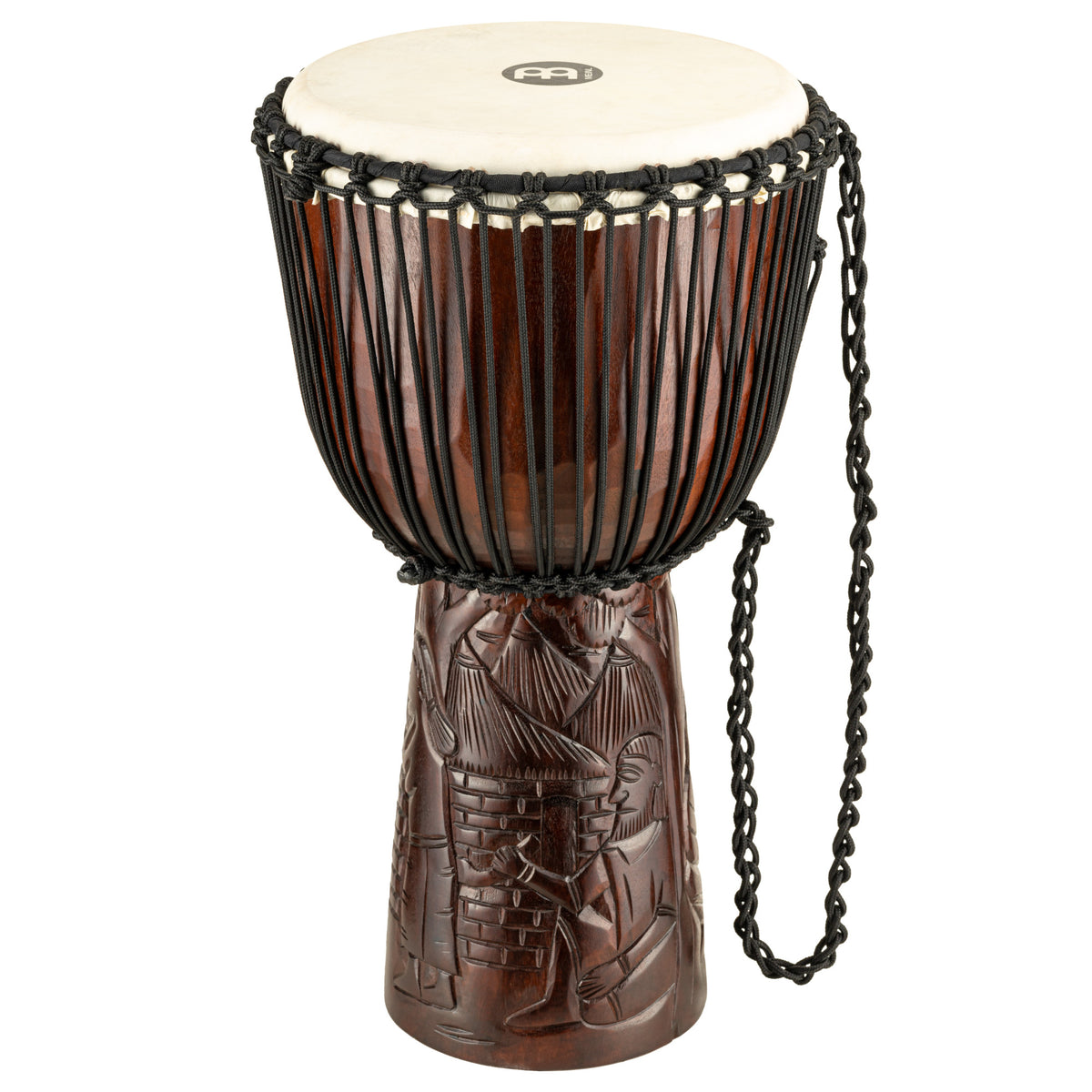 MEINL Percussion Professional African Style Djembe 12" - Village Carving
