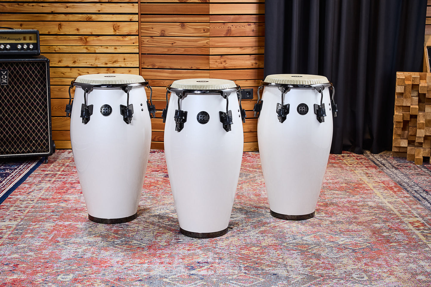 MEINL Percussion Artist Series Roberto Serrano Conga 11 3/4" /REMO® Fiberskyn Heads - Pearl White