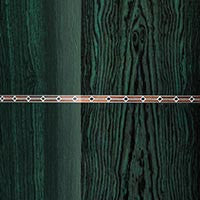 TAMA STAR Bubinga Bass Drum 22" x 16" - Dark Green Cordia/Chrome HW/Drum Hoop Matched/with Inlay (outside)