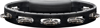 MEINL Percussion Headliner® Series Molded ABS Single-Row Tambourine - Black