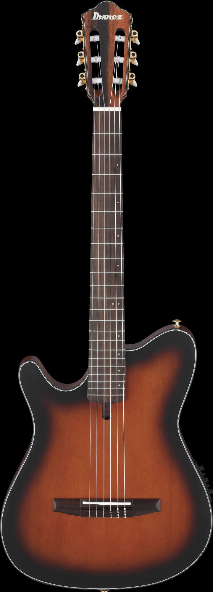 IBANEZ FRH Nylon-Saiten-Gitarre 6-String Lefty - Brown Sunburst Flat