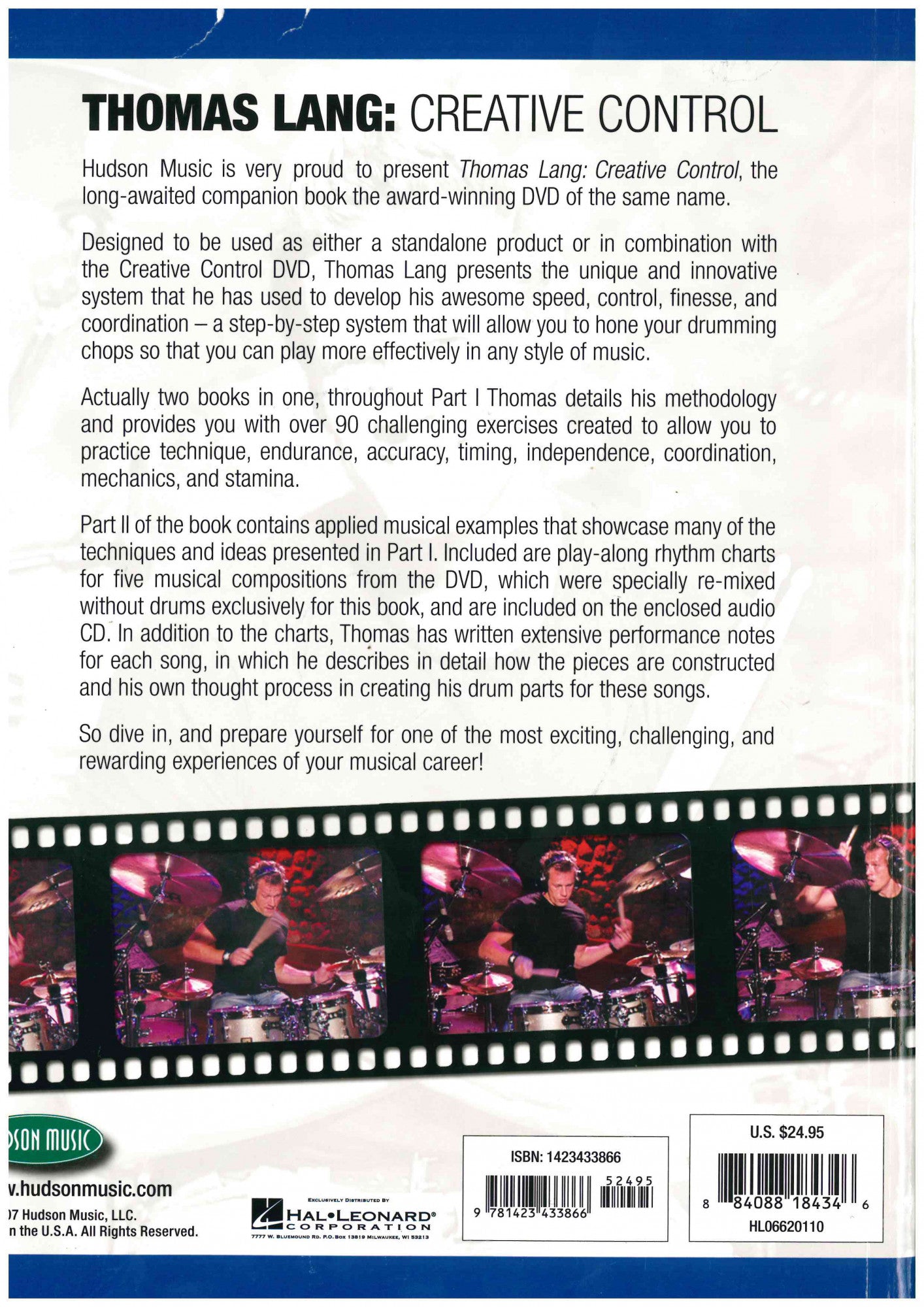 Thomas Lang "Creative Control" Buch mit Play-Along CD