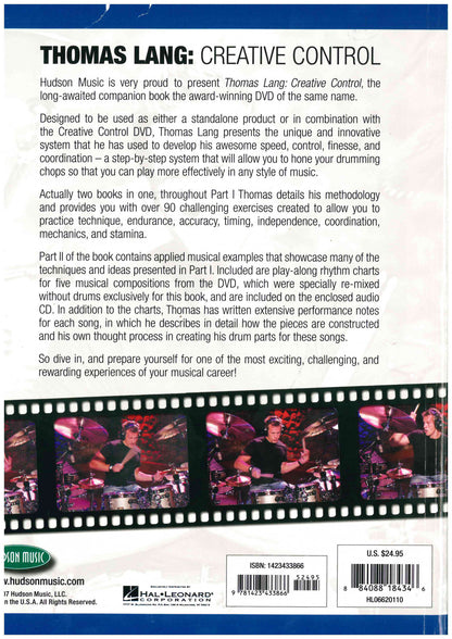 Thomas Lang "Creative Control" Buch mit Play-Along CD