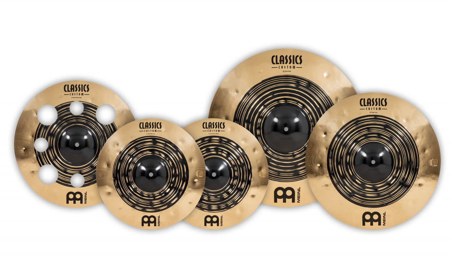 MEINL Cymbals Classics Custom Dual Expanded Cymbal Set - 14" / 16" / 18" / 20"