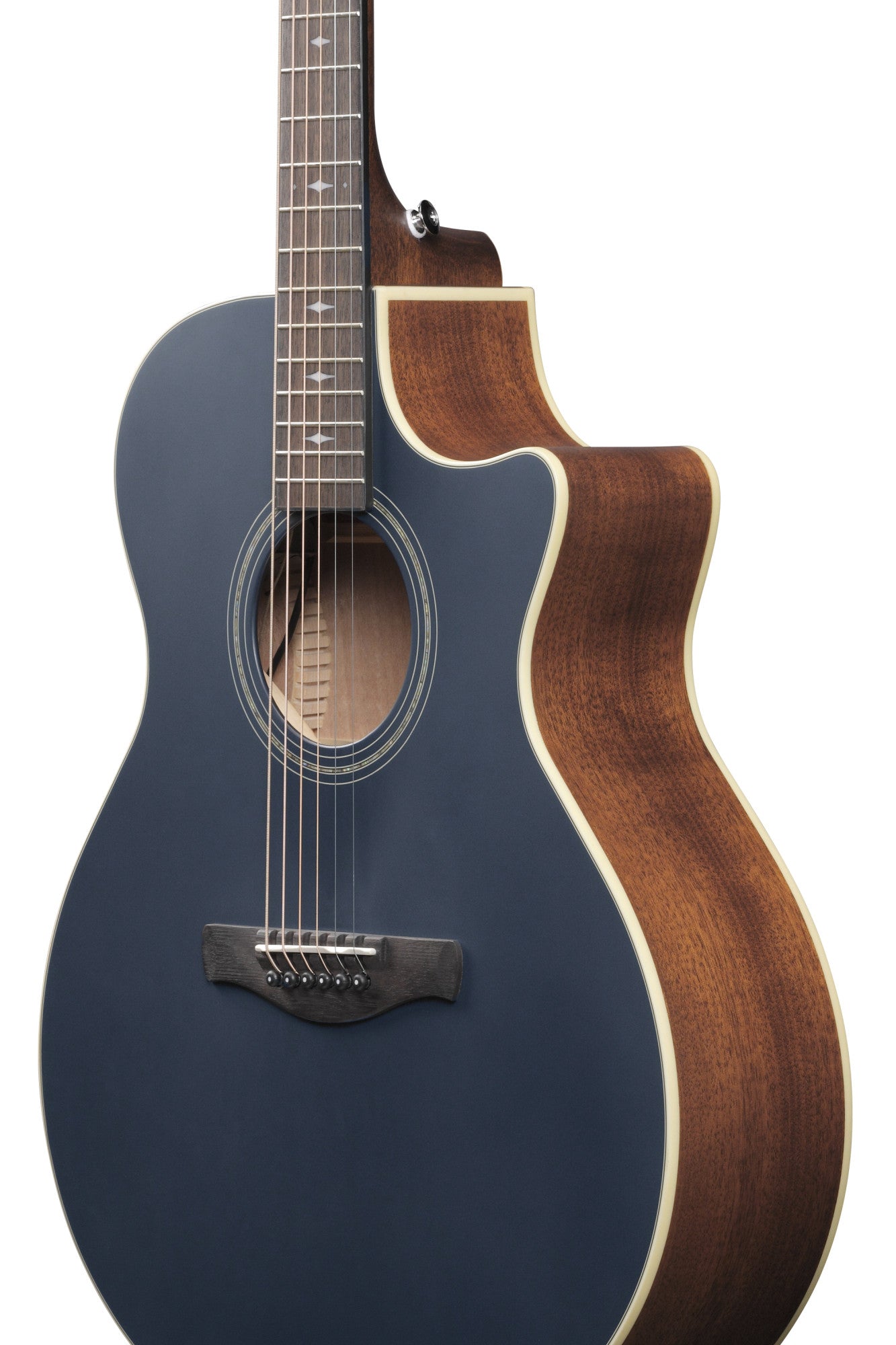 IBANEZ AE Acoustic Guitar 6-String - Dark Tide Blue Flat