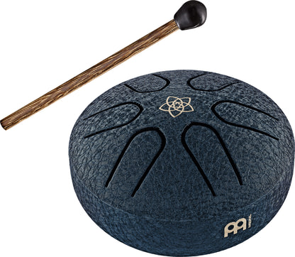 MEINL Sonic Energy Pocket Steel Tongue Drum 3" - A Dur/6 Töne/440 Hz - Venusblüte/Marineblau