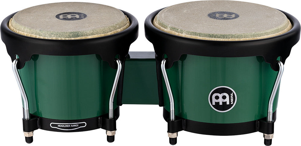 MEINL Percussion Journey Series Bongo 6 1/2" Macho & 7 1/2" Hembra - Forest Green