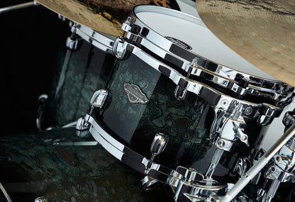 TAMA Starclassic Performer Shell Kit 4 teilig - Molten Steel Blue Burst/Chrom HW