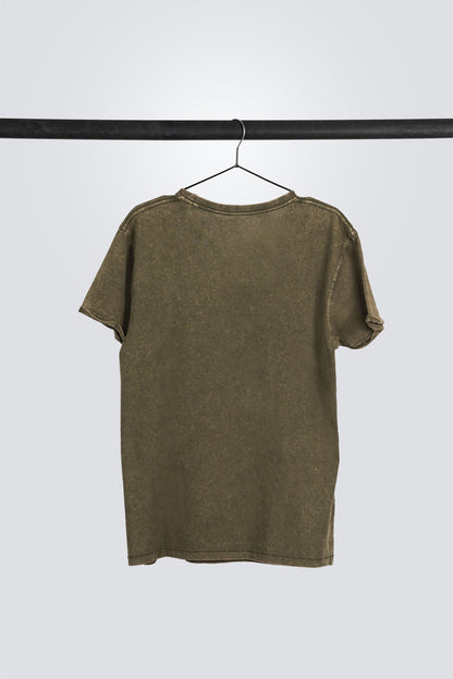 ORTEGA Americana Guitar T-Shirt - Vintage Washed Green/M