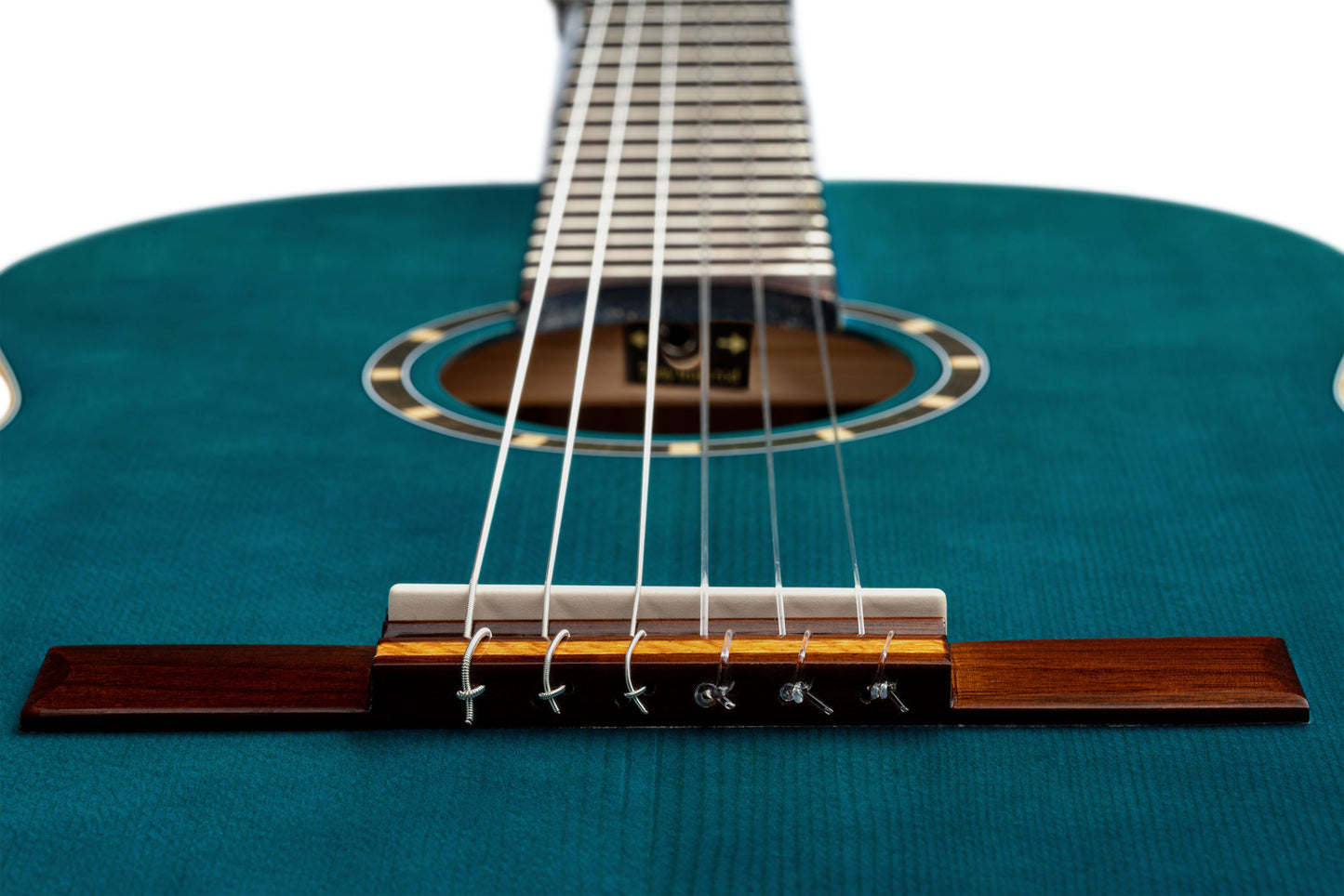 ORTEGA Family Series 4/4 Slim Neck Konzertgitarre 6 String - Ocean Blue + Bag