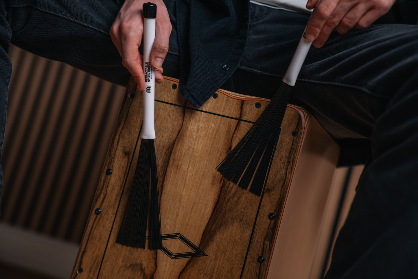 MEINL Stick & Brush - Retractable Nylon Brush