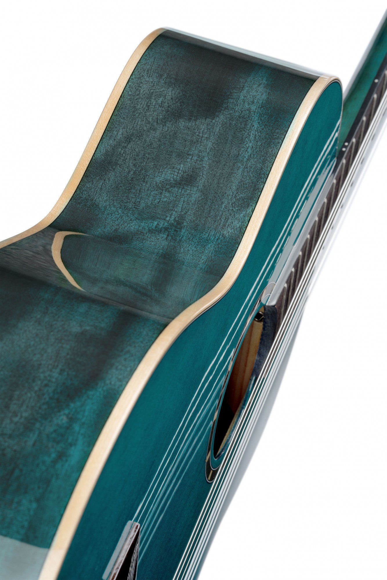 ORTEGA Family Series 4/4 Slim Neck Konzertgitarre 6 String - Ocean Blue + Bag