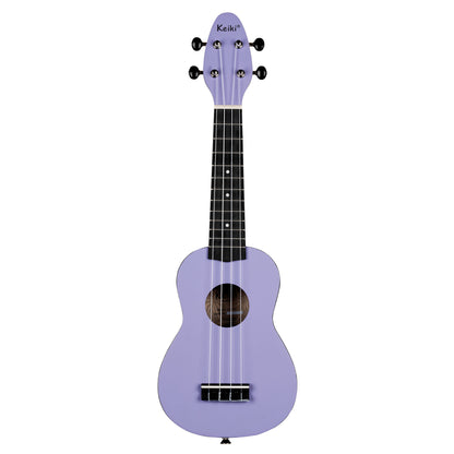 KEIKI K2 Serie Sopran Ukulele Set - Agathis / ABS Lavender Field