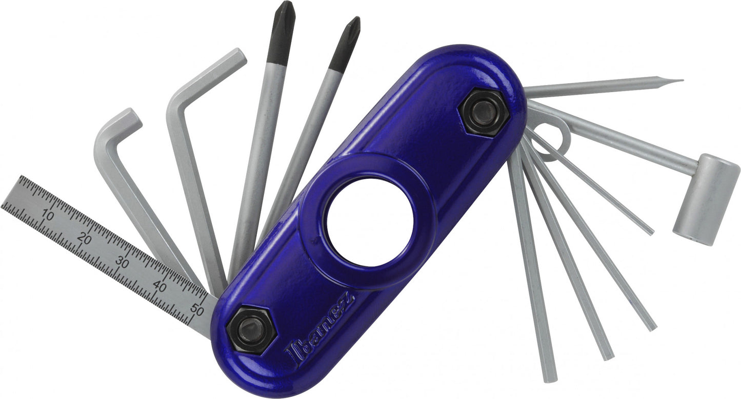 IBANEZ Multi-Tool - 11 Tools in 1 - Jewel Blue - Limited Edition