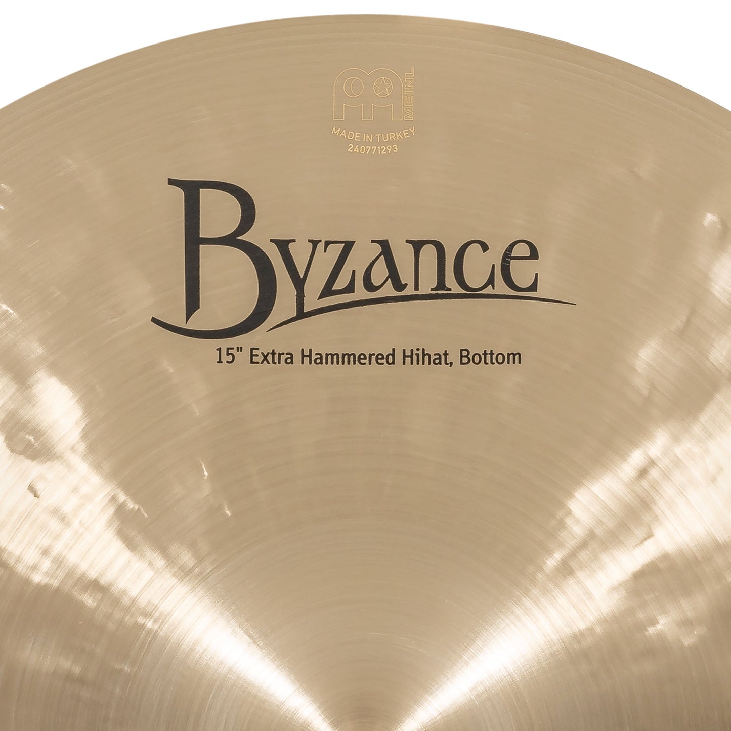 MEINL Cymbals Byzance Traditional Extra Hammered Hihat - 15"