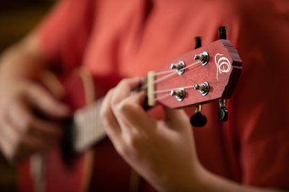 ORTEGA Earth Series Concert Ukulele 4 String - Fire Red