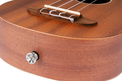ORTEGA Timber Series Soprano Ukulele 4 String - Sapele Natural + Bag