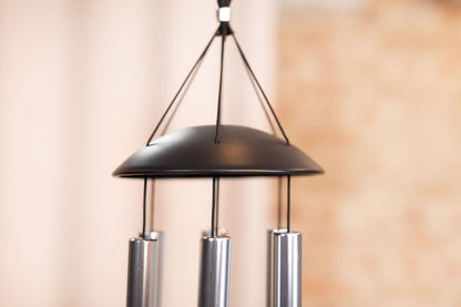 Meinl Sonic Energy Moon Meditation Chime 32"/80 cm - 432 Hz - Runder Bogendeckel/Silber