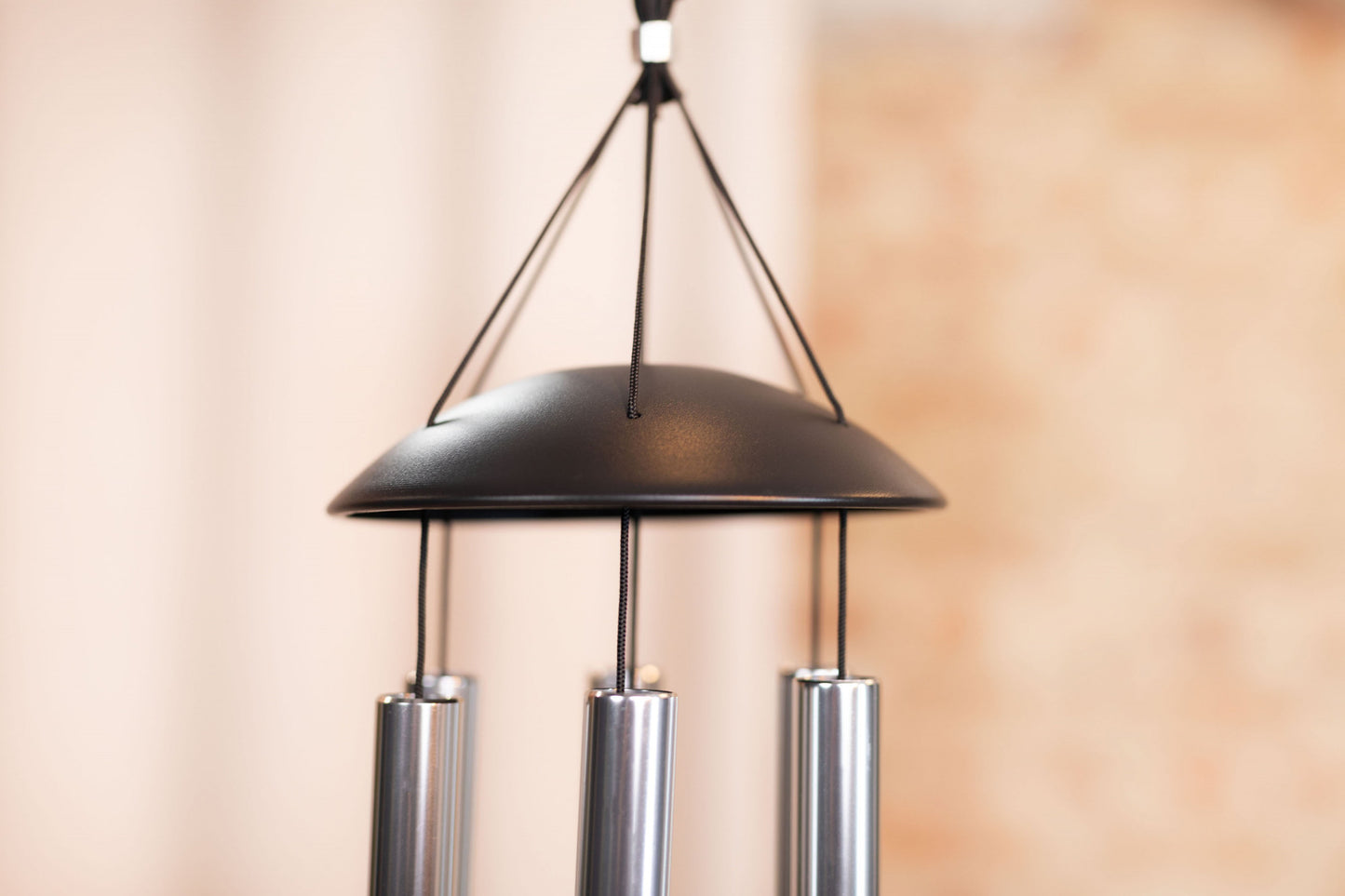 Meinl Sonic Energy Moon Meditation Chime 32"/80 cm - 432 Hz - Runder Bogendeckel/Silber