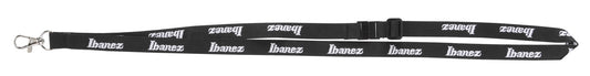 IBANEZ Lanyard Black, White Logos