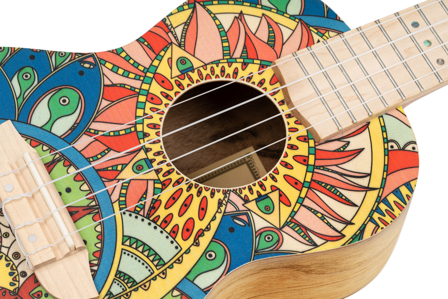 ORTEGA Art Serie Konzert Ukulele 4 String - Spruce / Catalpa Mystic India