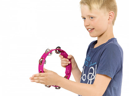 NINO Percussion Compact Molded ABS Tambourine - 8"