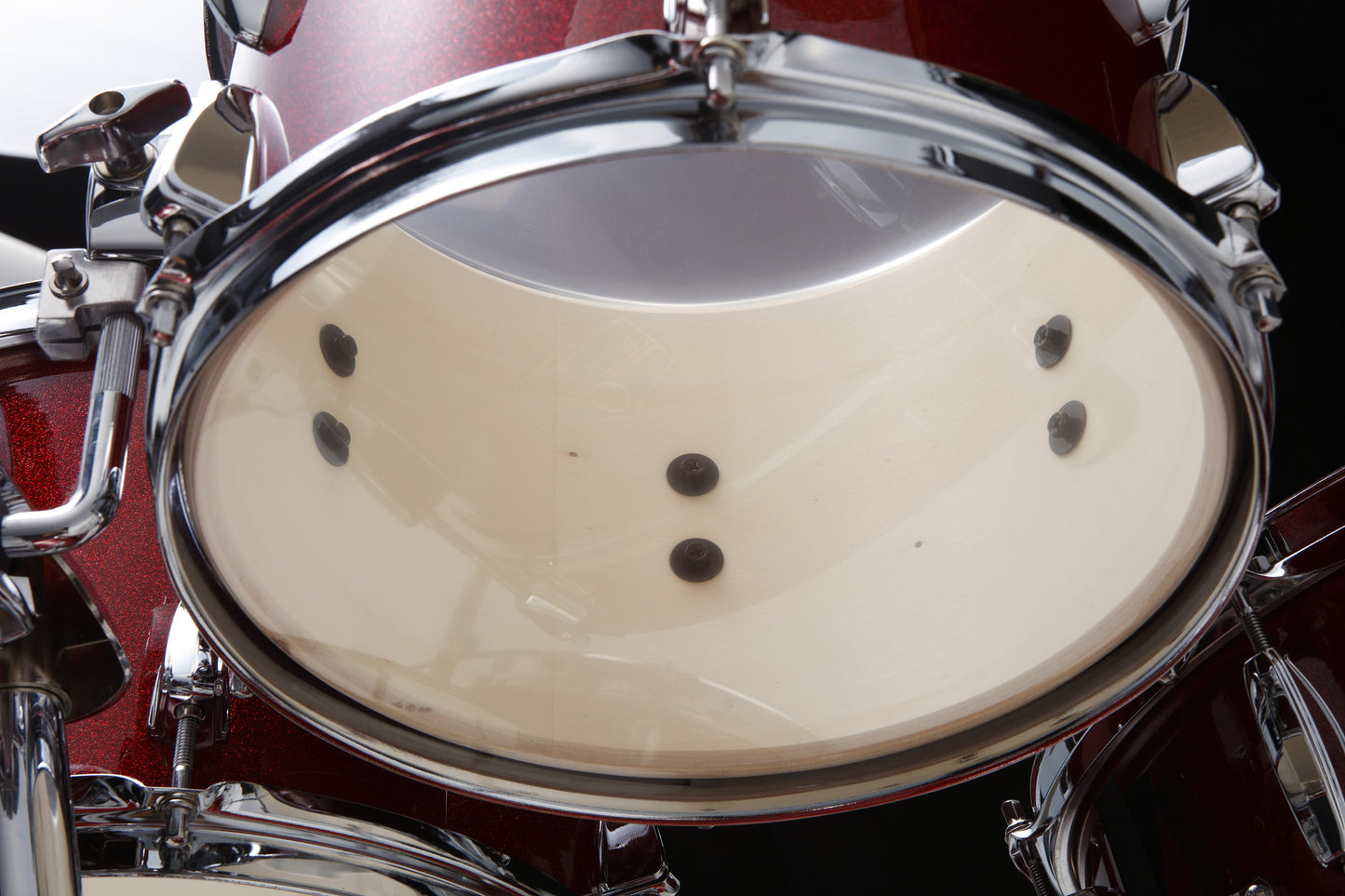TAMA Imperialstar Drum Set 5 pcs - Burnt Red Mist/Chrome HW + MEINL Cymbals HCS Cymbal Kit/Stage Master Double-Braced Hardware Kit