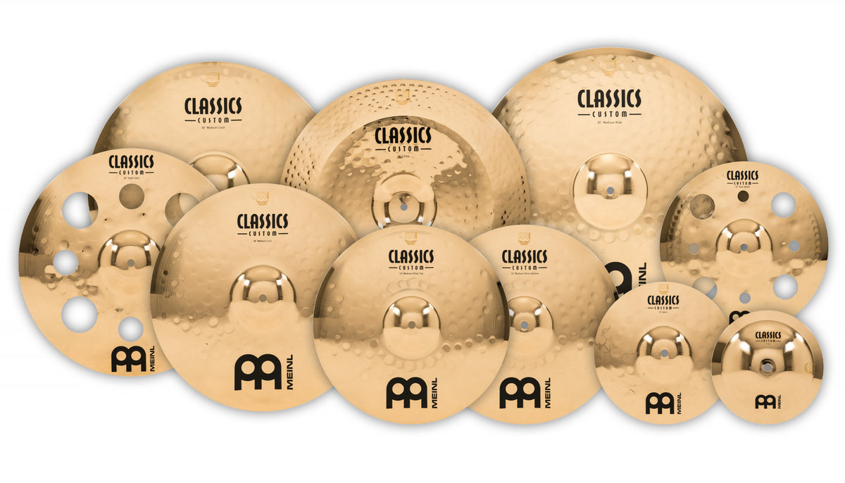 MEINL Cymbals Classics Custom Brilliant Triple Bonus Set