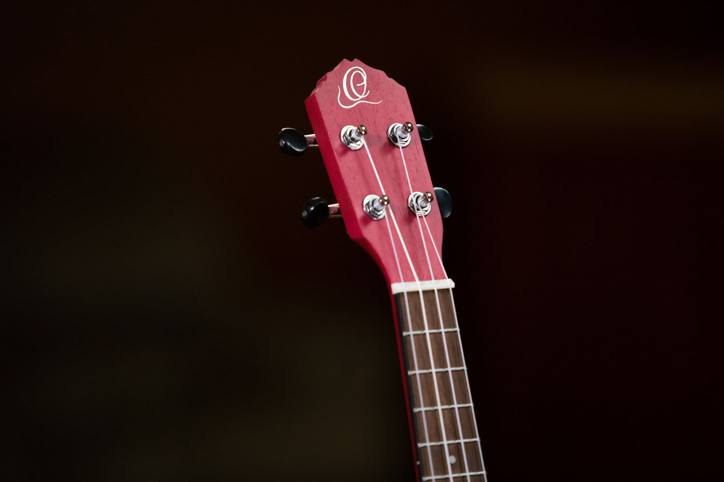 ORTEGA Earth Serie Konzert Preamp Ukulele 4 String - Raspberry Red