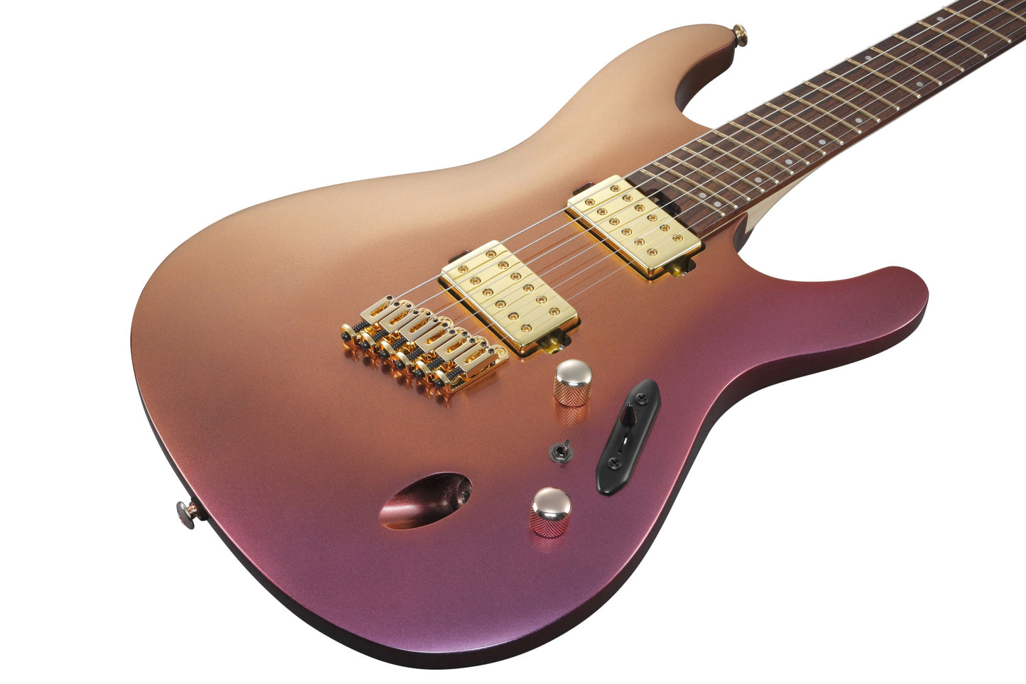 IBANEZ Axe Design Lab S E-Gitarre 6-String - Rose Gold Chameleon