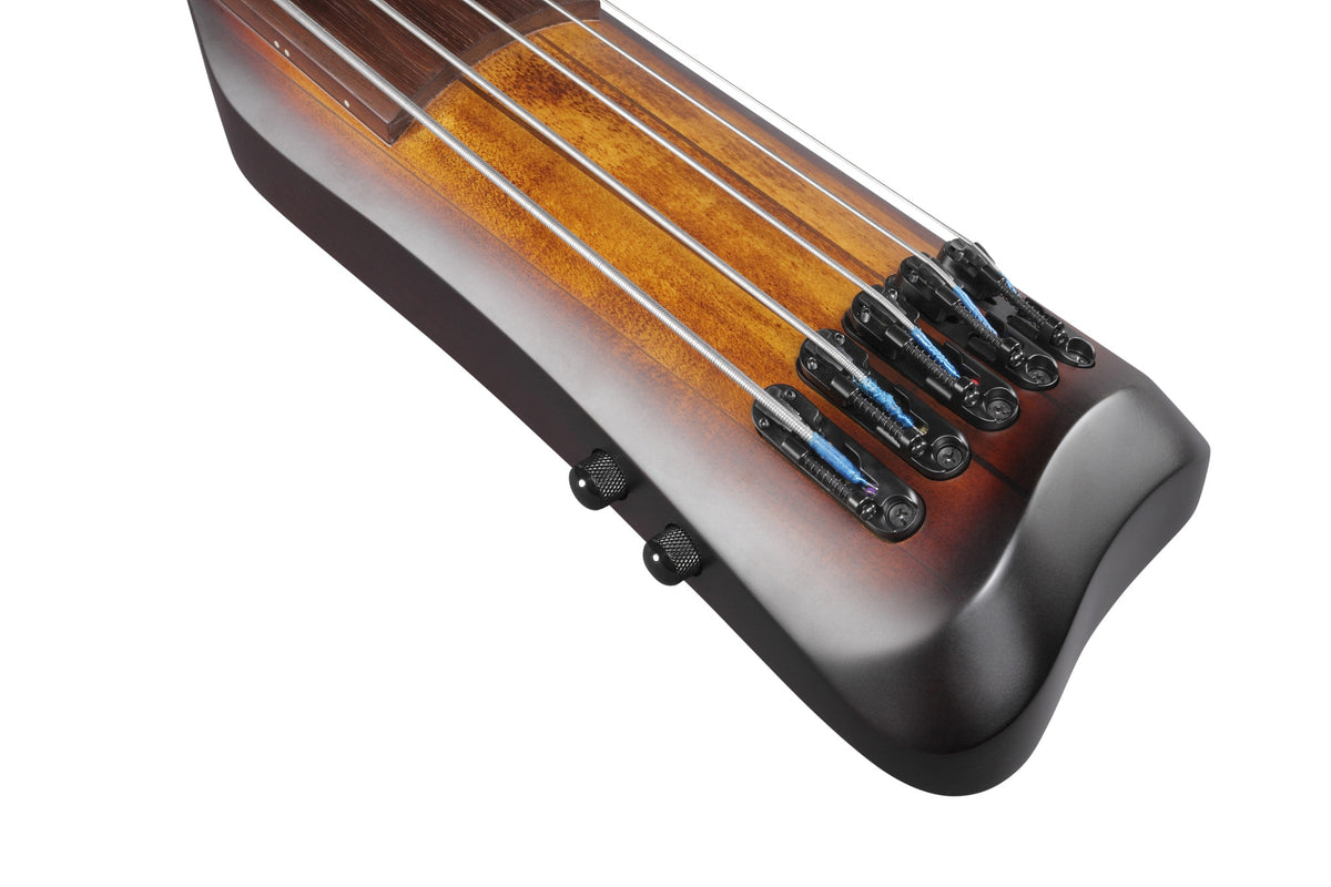 IBANEZ Bass Workshop Elektronischer Kontrabass 5-String - Mahogany Oil Burst + Gigbag & TAMA Roadpro Ständer