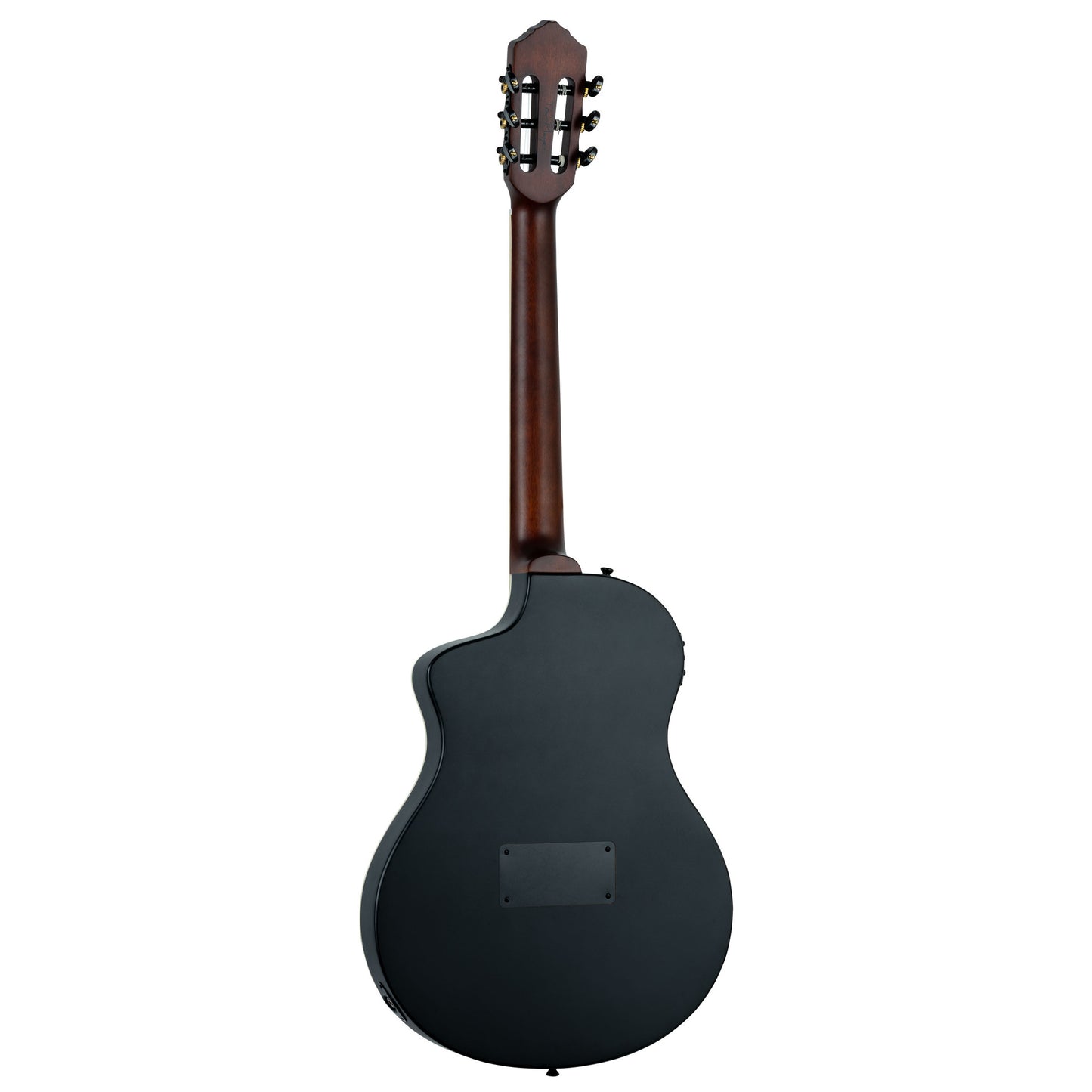 ORTEGA TourPlayer DeLuxe Nylon String Guitar 6-String - Spruce Black + Gig Bag