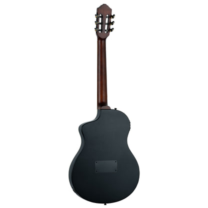 ORTEGA TourPlayer DeLuxe Nylon String Guitar 6-String - Spruce Black + Gig Bag