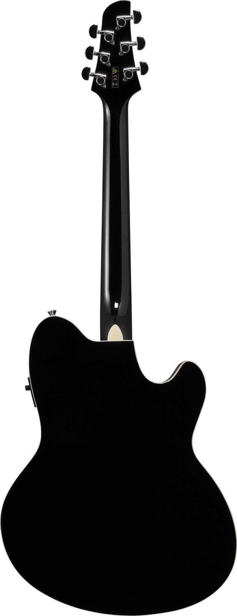 IBANEZ Talman Akustikgitarre Doppel Cutaway Preamp 6 String Lefty - black